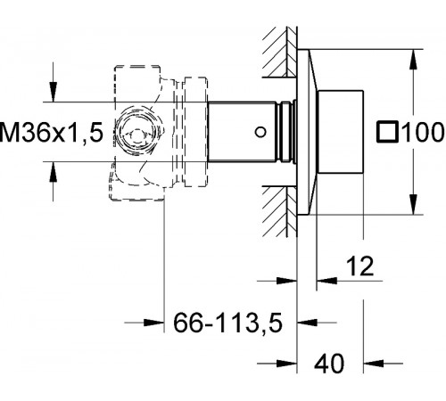 Переключатель потоков Grohe Allure Brilliant 19798000 Хром