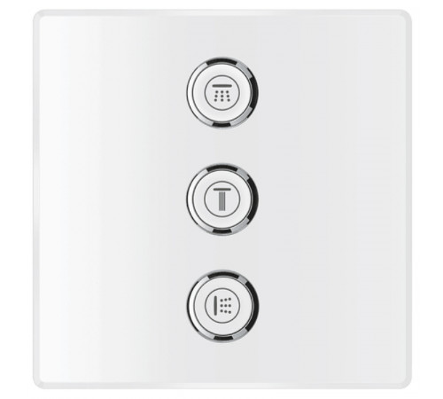 Переключатель потоков Grohe Grohtherm SmartControl 29158LS0 Белая луна Хром