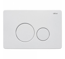 Клавиша смыва Abber AC0121MW Белая матовая