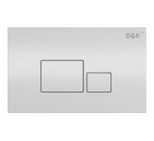 Клавиша смыва D&K Quadro DB1519016 Белая