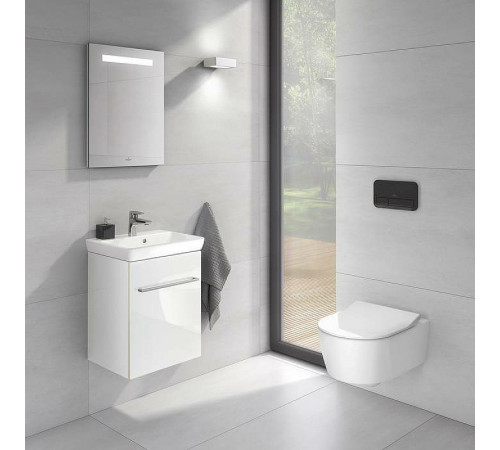 Клавиша смыва Villeroy&Boch ViConnect 922400RB Черная глянцевая