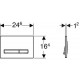 Клавиша смыва Geberit Sigma 50 NEW 115.788.SD.2 Зеркальное дымчатое стекло
