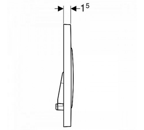 Клавиша смыва Geberit Sigma 20 NEW 115.882.JT.1 Белая