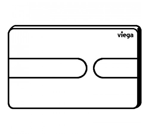 Клавиша смыва Viega Prevista Visign for Style 8613.1 773151 Белая матовая