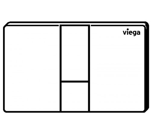 Клавиша смыва Viega Prevista Visign for Style 24 8614.1 773274 Хром матовый