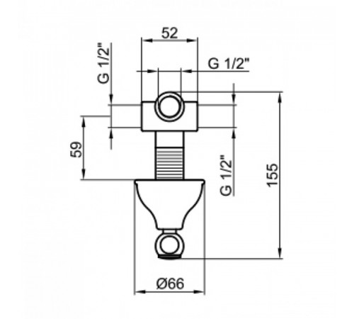 Переключатель потоков Webert Dorian AC0395010 Золото