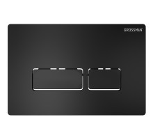 Клавиша смыва Grossman Pragma 700.K31.03.210.210 Черная матовая