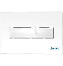 Клавиша смыва Nova NV7320 Белая глянцевая