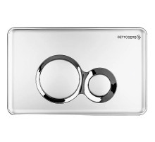 Клавиша смыва Bettoserb Sava Fix Slim Jerez 40006463 Хром матовый Хром глянцевый
