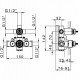 Скрытая часть для смесителя Cisal ZA01820104 G 1/2