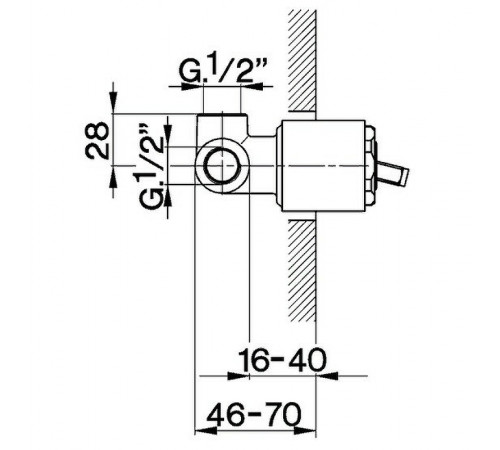 Скрытая часть для смесителя Cisal ZA00230004 G 1/2