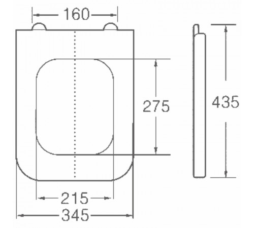 Сиденье для унитаза Horke H-1006C 01471006 с Микролифтом