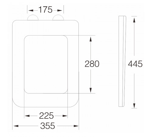 Сиденье для унитаза Horke H-1053C 01471053 с Микролифтом