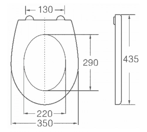 Сиденье для унитаза Horke O-1025C 01471025 с Микролифтом