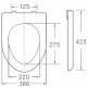 Сиденье для унитаза Horke O-1040C 01471040 с Микролифтом