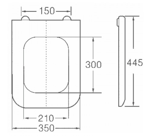 Сиденье для унитаза Horke H-1021C 01471021 с Микролифтом