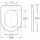 Сиденье для унитаза Horke O-1002C 01471002 с Микролифтом