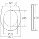 Сиденье для унитаза Horke O-1024C 01471024 с Микролифтом