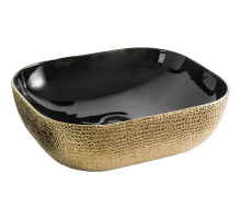 Раковина-чаша CeramaLux 50 D1302H022 Золото Черная