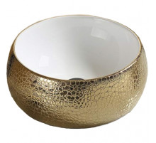 Раковина CeramaLux 40 С1063 Золотая