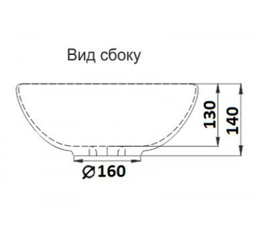 Раковина-чаша CeramaLux 41 104MC-1 Капучино