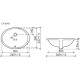 Раковина Ceramicanova Element 56 CN6043 Белая