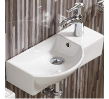 Раковина WeltWasser Aisbach 7950 GL-WT R 50 10000008693 Белая глянцевая