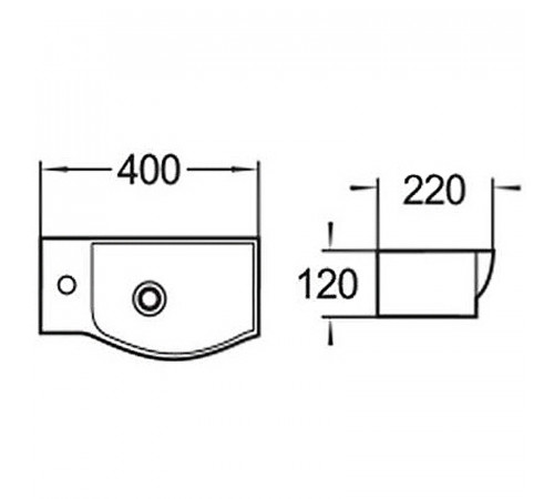 Раковина WeltWasser Aisbach 7940 GL-WT L 40 10000008686 Белая глянецевая