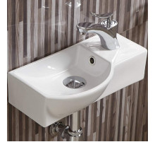 Раковина WeltWasser Aisbach 7940 GL-WT R 40 10000008687 Белая глянецевая