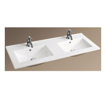 Раковина WeltWasser Deilbach 7506 120 10000003906 двойная Белый глянец