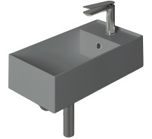 Раковина Simas Agile 50 R AG50 cemento matt*1 Серая матовая