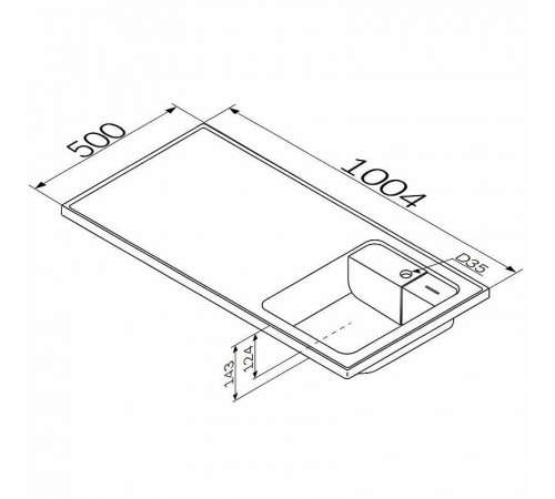 Раковина AM.PM X-Joy 100 R M85AWPR1001WG на стиральную машину Белая