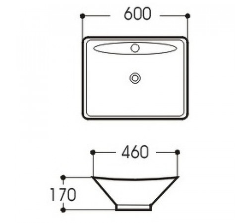 Раковина Aquatek 60 AQ5518-00 Белая