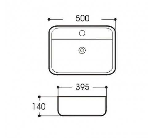 Раковина Aquatek Вега 50 AQ5506-00 Белая