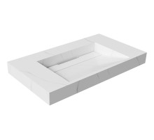 Раковина Boheme Armadi Art Flat 80 859-080-CLCT Белый мрамор