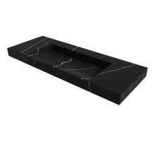 Раковина Boheme Armadi Art Flat 120 859-120-NM Черный мрамор