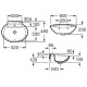 Раковина Roca Fontana 60 327877000 Белая