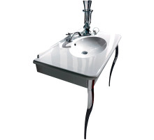 Раковина-консоль Kerasan Retro 100 1049K0 bi*1 cr legs Белая Хром