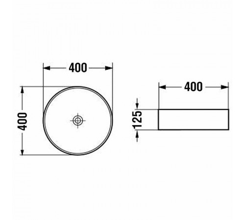 Раковина-чаша Vincea 40 VBS-5GL05 Золото