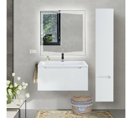 Раковина BelBagno 80 BB800/380-LV-MR-ETN Белая