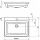 Раковина Ravak Comfort 60 XJX01260001 Белая