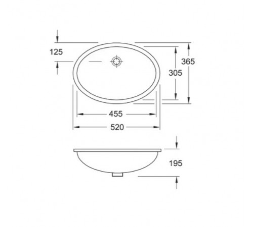 Раковина Villeroy&Boch Evana 52 61474601 Альпийский белый