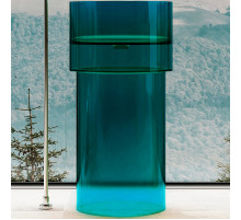Раковина Abber Kristall 45 AT2701Aquamarin-H Бирюзовая