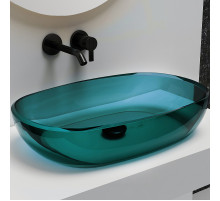 Раковина-чаша Abber Kristall 60 AT2805Aquamarin Бирюзовая