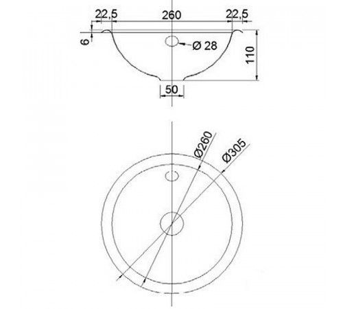 Раковина Nofer 31 13028.RB Глянцевая нержавеющая сталь