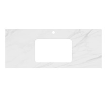Столешница под раковину Kerama Marazzi Plaza Classic Neo Монте тиберио 120 PL3.SG507120R\120 Белый мрамор