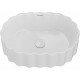 Раковина Kerama Marazzi Artbasin Conchiglia 50 CC.wb.50WHT Белая глянцевая