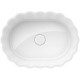 Раковина Kerama Marazzi Artbasin Conchiglia 50 CC.wb.50WHT Белая глянцевая