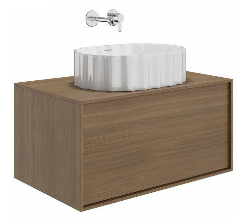 Раковина Kerama Marazzi Artbasin Conchiglia 50 CC.wb.50WHT Белая глянцевая