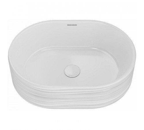 Раковина Kerama Marazzi Artbasin Sabbia 50 SA.wb.50WHT Белая глянцевая